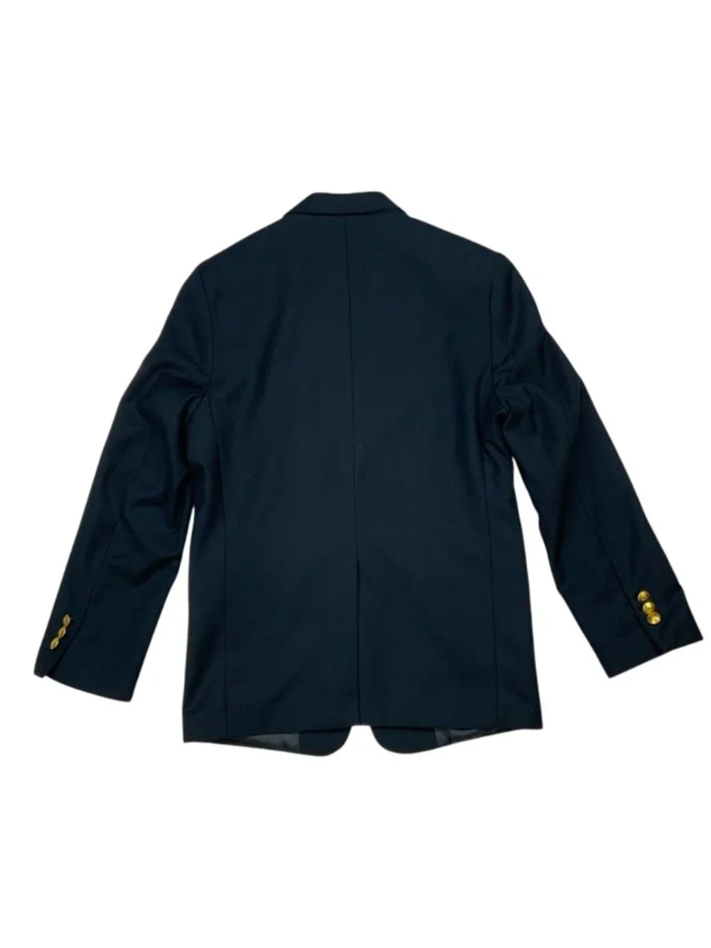 Nautica Boys Brass Button Blazer Jacket 12 Navy Blue